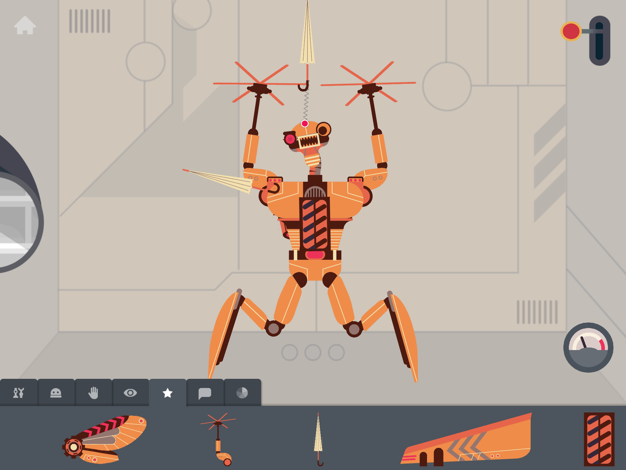 ‘The robot factory’ app build mode